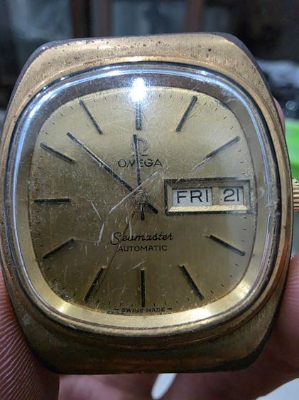 นาฬิกา ยี่ห้อ Omega Seamaster เดิมๆ สวยเดิน หายาก เรือนเหลี่ยม ของเก่าเก็บ ขายตามสภาพ พร้อมส่งครับ รูปที่ 5