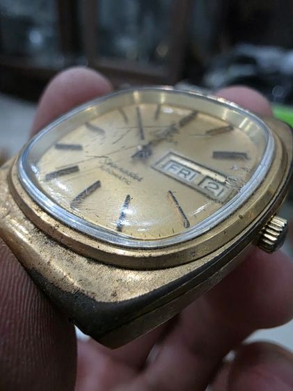 นาฬิกา ยี่ห้อ Omega Seamaster เดิมๆ สวยเดิน หายาก เรือนเหลี่ยม ของเก่าเก็บ ขายตามสภาพ พร้อมส่งครับ รูปที่ 6