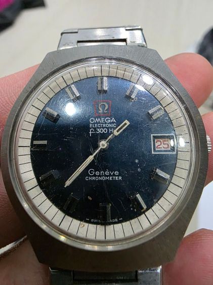นาฬิกา Omega Electronic 300Hz Geneve Chronometer หายาก สวย เก่าเก็บ ขายตามสภาพ พร้อมส่งครับ รูปที่ 3