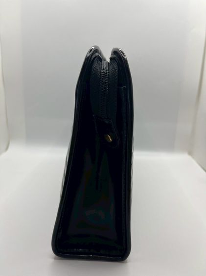 Mario Valentino Monogram Leather Clutch กระเป๋า คลัตช์ ถือ  สีดํา แท้ 100💯 รูปที่ 8