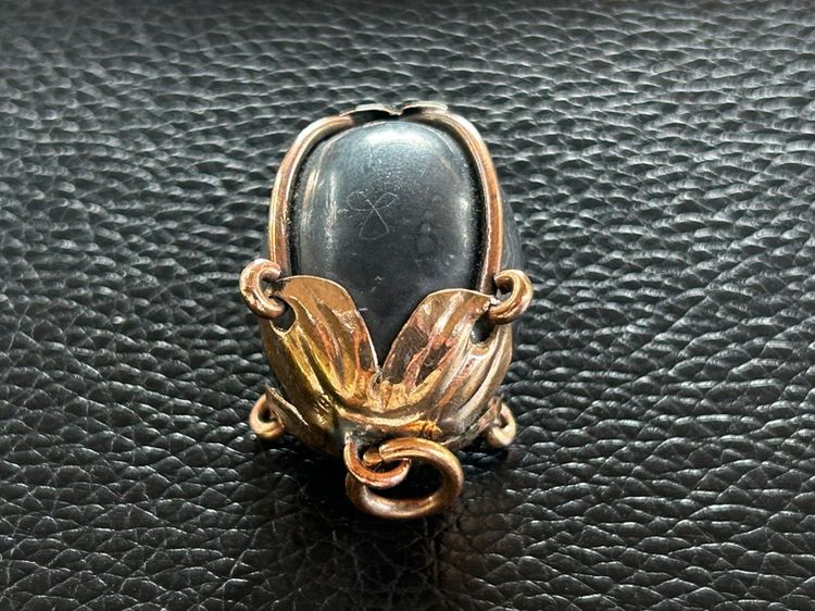 ตะกรุดลูกอมไม่ทราบที่เลี่ยมจับขอบ รูปที่ 7