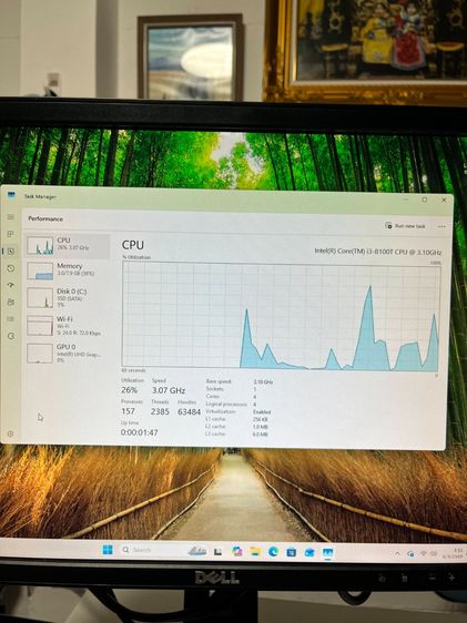 Lenovo ThinkCentre M720q MINI  i3 GEN 8 ตัวเล็ก ติดรถได้ แถม Windows 11 แท้  รูปที่ 9