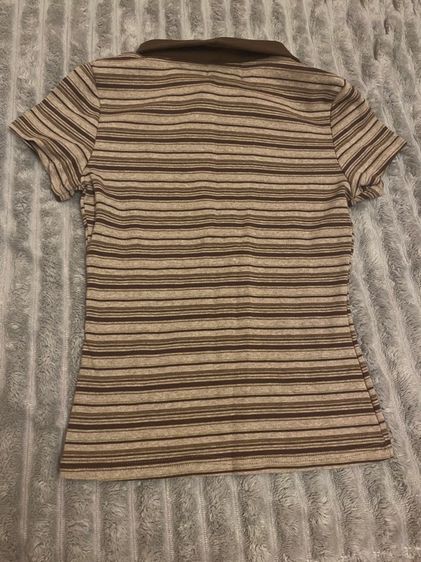 เสื้อเบบี้ทรีคอปกลายทาง รูปที่ 2