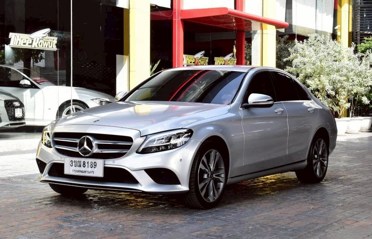Mercedes-Benz C-Class 2022 C220 Sedan ดีเซล ไม่ติดแก๊ส เกียร์อัตโนมัติ เงิน รูปที่ 2