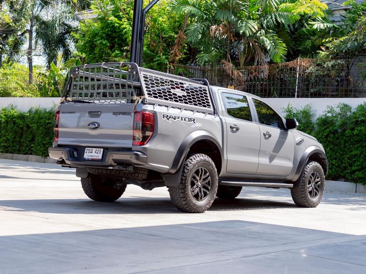 Ford Ranger 2021 Raptor 2.0 Bi-Turbo 4WD Pickup ดีเซล ไม่ติดแก๊ส เกียร์อัตโนมัติ เทา รูปที่ 4
