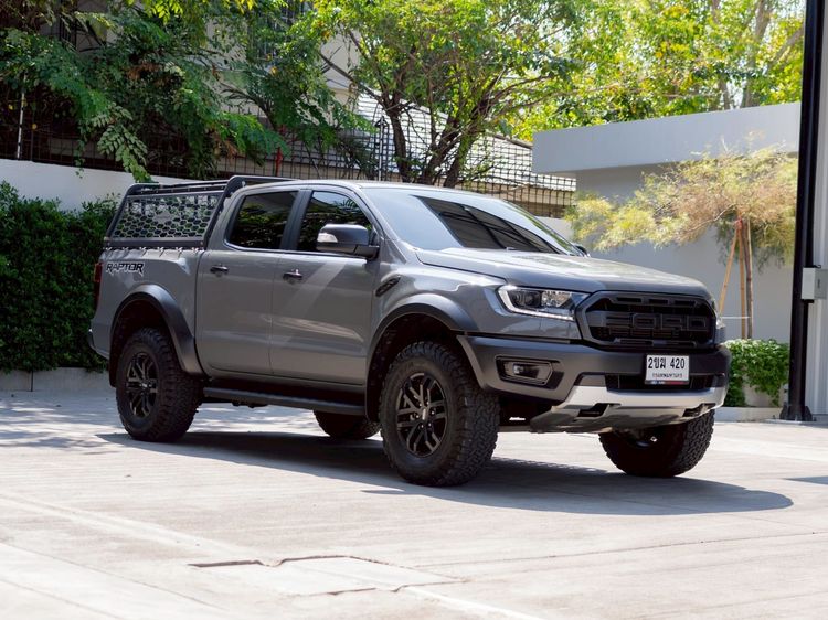 รถ Ford Ranger Raptor 2.0 Bi-Turbo 4WD สี เทา