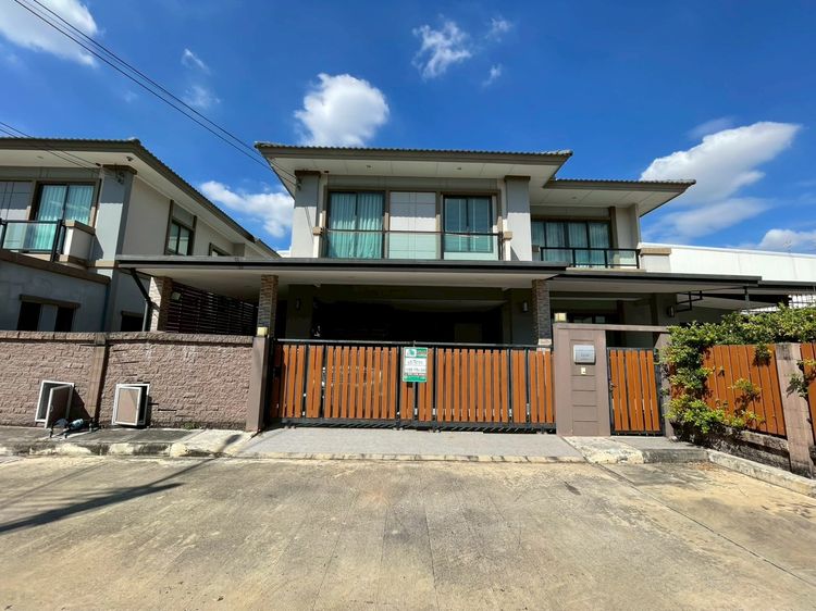 ขายบ้านเดี่ยวสองชั้น หมู่บ้านภัสสร-ดอนเมือง   บ้านหลังริม ต่อเติมเกือบเต็มพื้นที่ บ้านสวย พร้อมอยู่