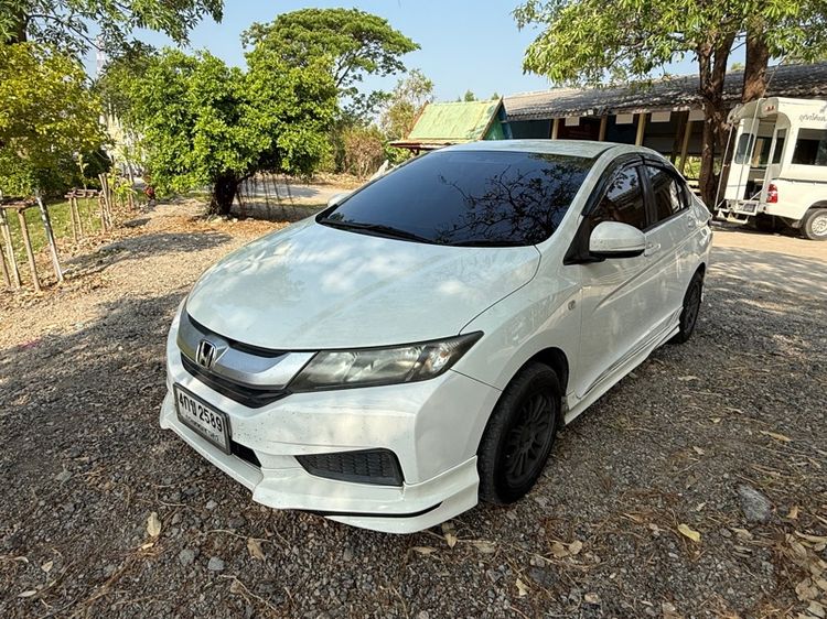 Honda City 2015 1.5 S CNG Sedan เบนซิน NGV เกียร์อัตโนมัติ ขาว รูปที่ 2