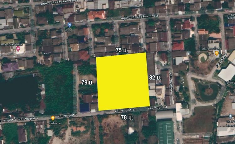 ที่ดินเปล่า 4-0-11 ไร่ ใกล้เซ็นทรัลรามอินทรา เขตบางเขน กรุงเทพมหานคร รูปที่ 3