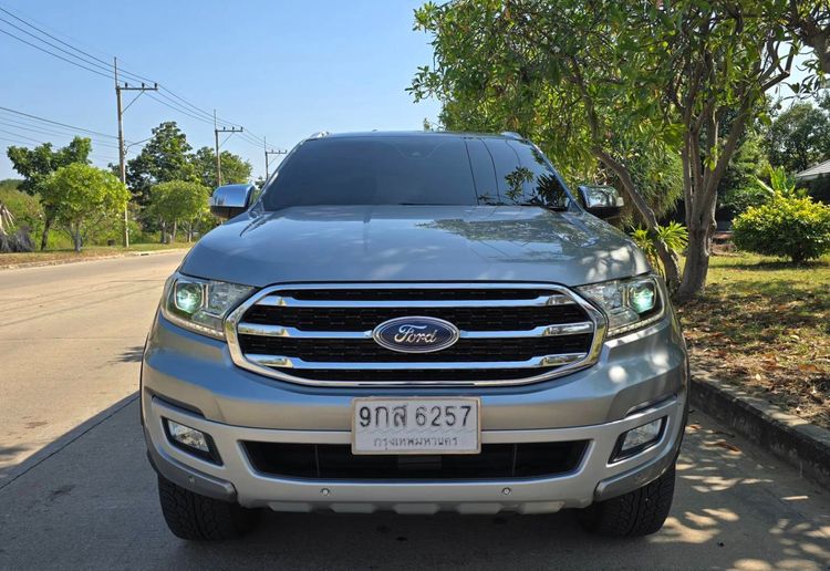 Ford Everest 2020 2.0 Titanium Plus Utility-car ดีเซล ไม่ติดแก๊ส เกียร์อัตโนมัติ เงิน รูปที่ 2