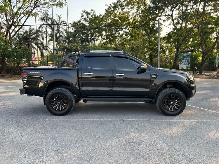 Ford Ranger 2017 2.2 Hi-Rider XLT Pickup ดีเซล ไม่ติดแก๊ส เกียร์ธรรมดา ดำ รูปที่ 3