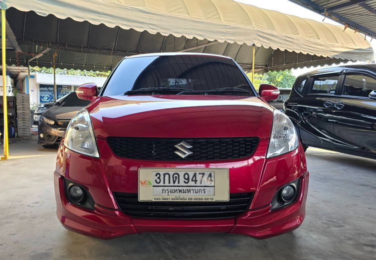 Suzuki Swift 2014 1.2 GLX Sedan เบนซิน ไม่ติดแก๊ส เกียร์อัตโนมัติ แดง รูปที่ 2