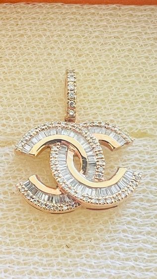 จี้เพชรแท้ทองแท้ cc รูปที่ 2