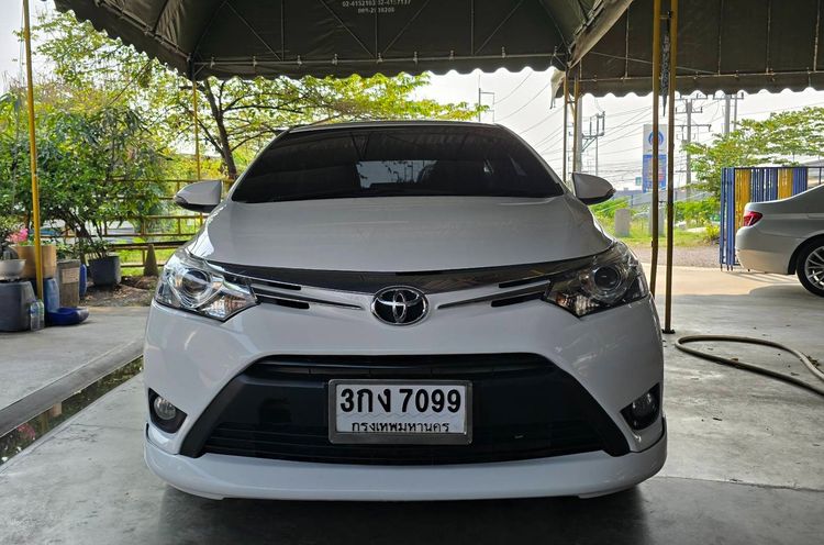 Toyota Vios 2014 1.5 G Sedan เบนซิน ไม่ติดแก๊ส เกียร์อัตโนมัติ ขาว รูปที่ 2
