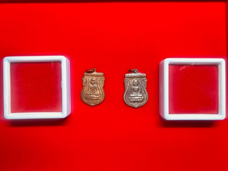 🔴 หลวงพ่อทวด 2 เหรียญ สายใต้แท้ พุทธคุณแรง แคล้วคลาด ปลอดภัย ค้าขายดี บูชาคู่ รูปที่ 3