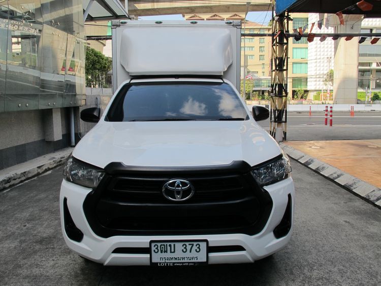 Toyota Hilux Revo 2022 2.4 Entry Van ดีเซล ไม่ติดแก๊ส เกียร์ธรรมดา ขาว รูปที่ 3
