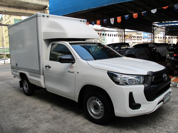 Toyota Hilux Revo 2020 2.4 Entry Van ดีเซล ไม่ติดแก๊ส เกียร์ธรรมดา ขาว รูปที่ 2