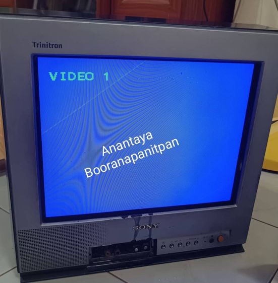 ทีวีจอแก้ว Sony 14 นิ้ว trinitron