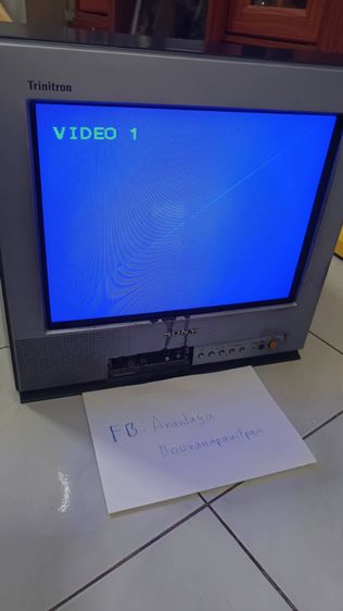 ทีวีจอแก้ว Sony 14 นิ้ว trinitron รูปที่ 9