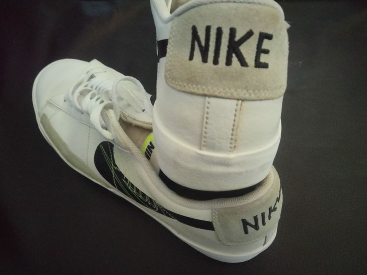 Nike Blazer Low Print White Black Volt Size45 รูปที่ 2