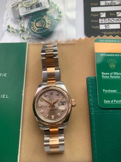 นาฬิกาRolex Lady 2tone Oyster Rose gold  รูปที่ 2