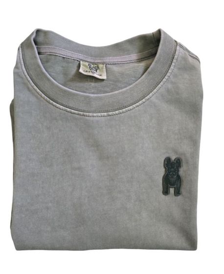 แท้💯 เสื้อยืด Life Work ลายปักน้องหมา ทรง Oversize สีฟอกวินเทจ ชมพู ,เขียวขี้ม้า สภาพดีมาก  รูปที่ 10