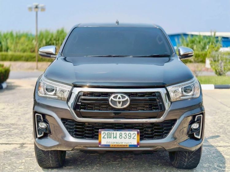 Toyota Hilux Revo 2018 2.4 Prerunner E Plus Pickup ดีเซล ไม่ติดแก๊ส เกียร์ธรรมดา เทา รูปที่ 2