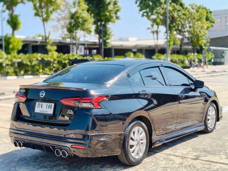 Nissan Almera 2020 1.0 VL Sedan เบนซิน ไม่ติดแก๊ส เกียร์อัตโนมัติ ดำ รูปที่ 4