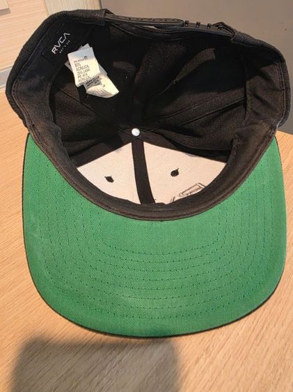 หมวก RVCA รุ่น Twill Snapback สี Black Charcoa มือสอง รูปที่ 2