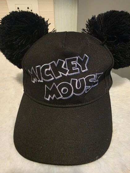 หมวก Mickey Mouse Tokyo Disney Resort Japan Ponpon Cap สีดำ หมวกมิกกี้เมาส์ ดิสนีย์ญี่ปุ่น งานมือสอง