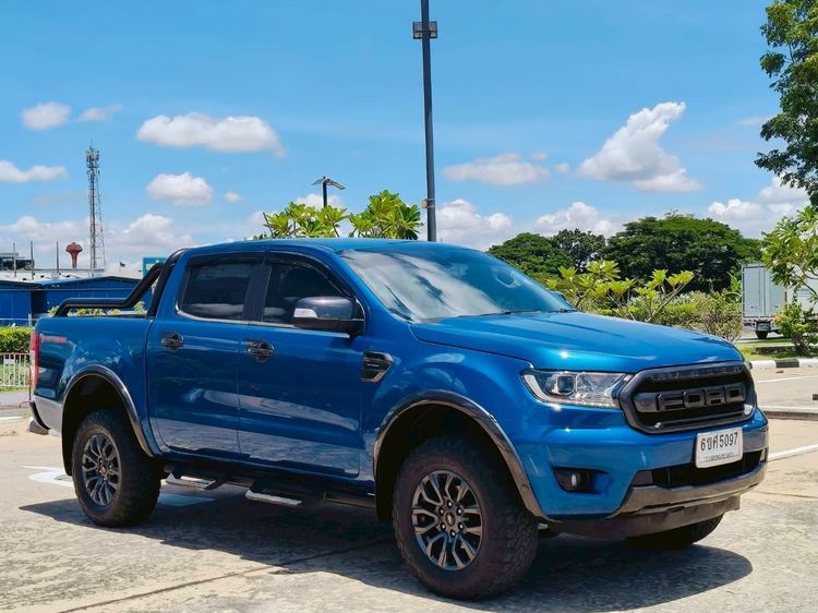 Ford Ranger 2021 FX4 MAX 2.0 Bi-Turbo 10AT 4WD Pickup ดีเซล ไม่ติดแก๊ส เกียร์อัตโนมัติ น้ำเงิน รูปที่ 3