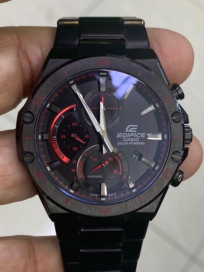 นาฬิกาคาสิโอ พลังแสงอาทิตย์ ชายสภาพสวยสมบูรณ์ ไม่มีกล่อง รูปที่ 2