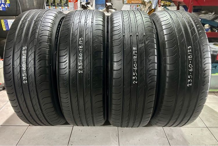 DUNLOP 235 60 18 ปี23 4เส้น 3200