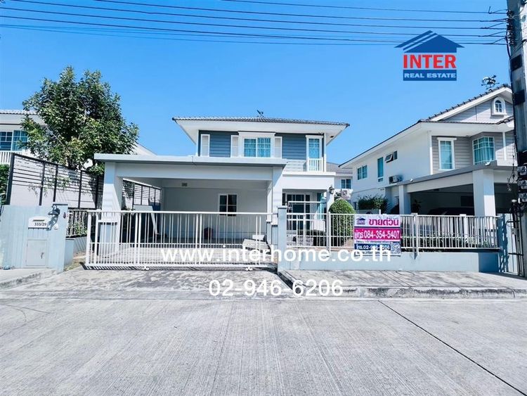 บ้านเดี่ยว 2 ชั้น 50.7 ตร.ว. หมู่บ้านวิลลาจจิโอ ศรีนครินทร์ – บางนา ถนนบางนา-ตราด ถนนบัวนครินทร์ บางพลี สมุทรปราการ