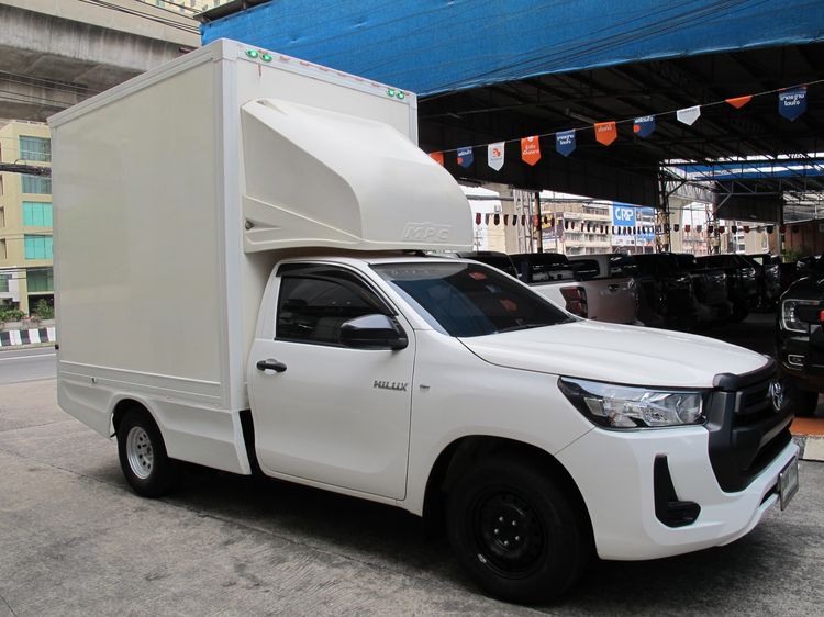 Toyota Hilux Revo 2024 2.4 Entry Van ดีเซล ไม่ติดแก๊ส เกียร์ธรรมดา ขาว รูปที่ 2