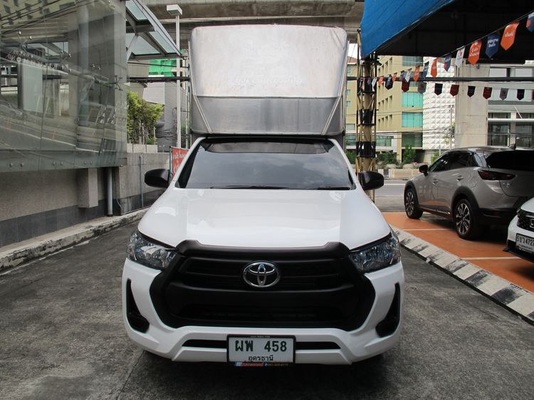 Toyota Hilux Revo 2022 2.4 Entry Van ดีเซล ไม่ติดแก๊ส เกียร์ธรรมดา ขาว รูปที่ 3