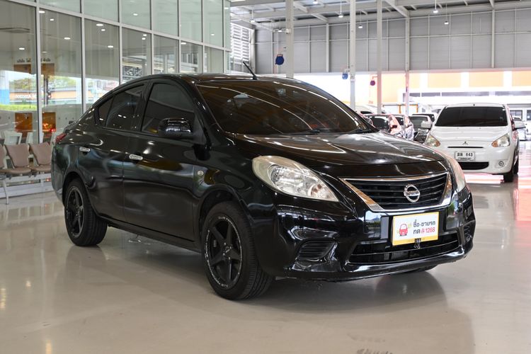 Nissan Almera 2012 1.2 ES Sedan เบนซิน ไม่ติดแก๊ส เกียร์อัตโนมัติ ดำ รูปที่ 3