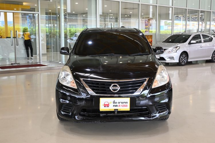 Nissan Almera 2012 1.2 ES Sedan เบนซิน ไม่ติดแก๊ส เกียร์อัตโนมัติ ดำ รูปที่ 2