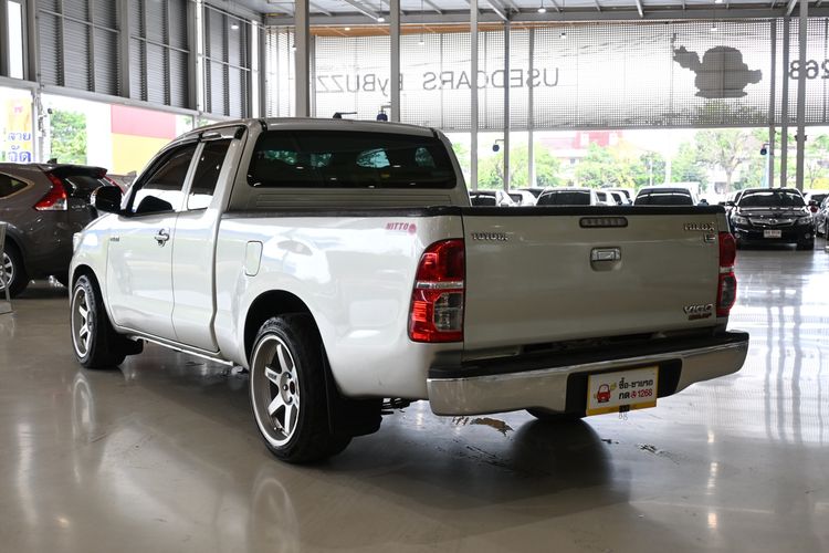Toyota Hilux Vigo Champ 2012 Smart Cab 2.5 E Pickup ดีเซล ไม่ติดแก๊ส เกียร์ธรรมดา เทา รูปที่ 4