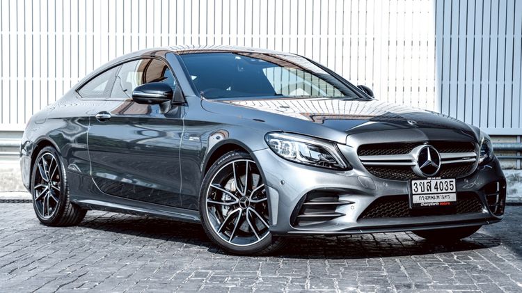 รถ Mercedes-Benz C-Class C43 สี เทา