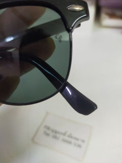 แว่นกันแดด Rayban ของแท้ ขนาด 49 17 140 เลนส์สวยใส สภาพดี รูปที่ 2