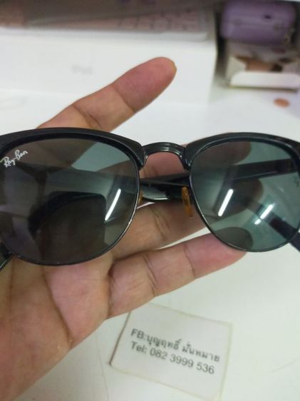 แว่นกันแดด Rayban ของแท้ ขนาด 49 17 140 เลนส์สวยใส สภาพดี รูปที่ 3