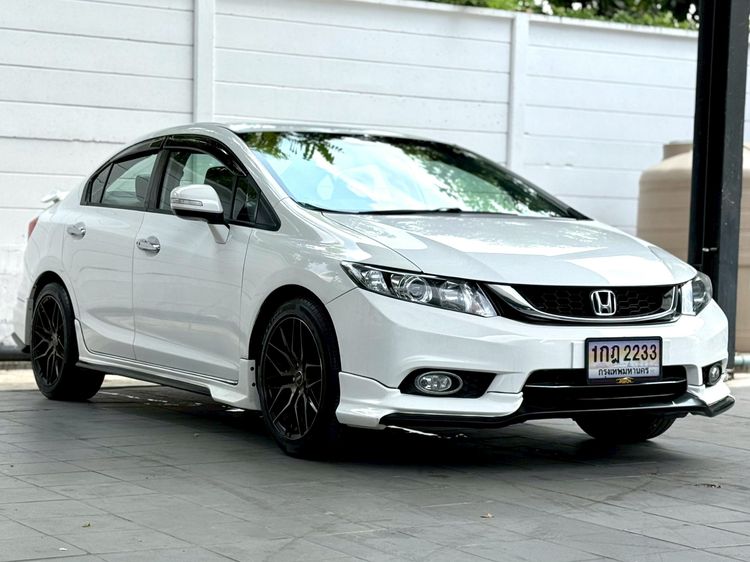 Honda Civic 2014 1.8 ES i-VTEC Sedan เบนซิน ไม่ติดแก๊ส เกียร์อัตโนมัติ ขาว รูปที่ 2