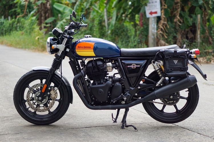 💥RoyalEnfield Interceptor650 2024 สีน้ำเงินส้ม ไมล์น้อยสุดๆ 8,000 km  รูปที่ 3