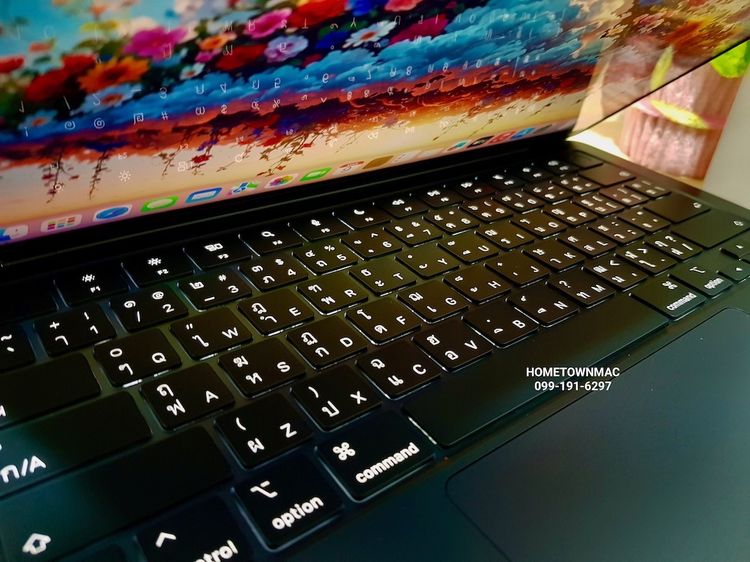 MacbookAir (Retina13-inch, 2025) M4 10-Core CPU 8-Core GPU SSD 256Gb Ram 16Gb Midnight ใช้น้อย ครบกล่อง มีประกัน รูปที่ 8
