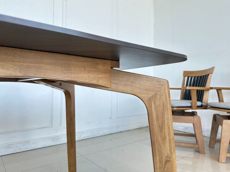 ชุดโต๊ะทานอาหาร ไม้สนประสาน 4 ที่นั่ง รูปที่ 10