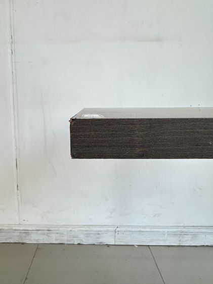 โต๊ะทานอาหาร ท็อปไม้ MDF ปิดผิวลามิเนตลายไม้สีน้ำตาล โครงขาเหล็กสีดำ  รูปที่ 7