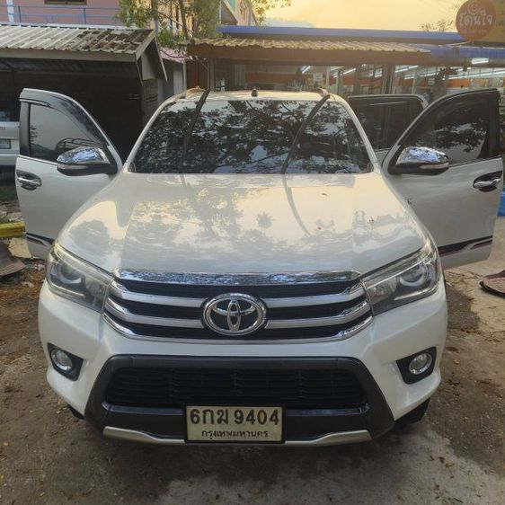Toyota Hilux Revo 2018 2.8 G 4WD Pickup ดีเซล ไม่ติดแก๊ส เกียร์อัตโนมัติ ขาว