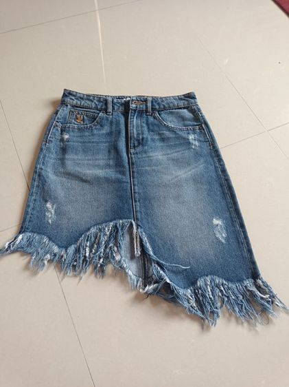 แขนสั้น อื่นๆ EU 36 อื่นๆ กระโปรงยีนส์ แบรนด์  แท้ ไม่เคยใส่ เอว26-28