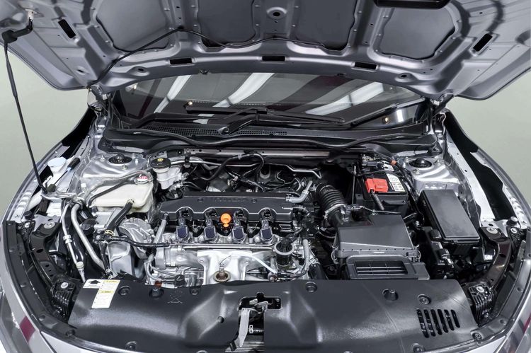 Honda Civic 2019 1.8 E i-VTEC Sedan เบนซิน ไม่ติดแก๊ส เกียร์อัตโนมัติ เทา รูปที่ 4